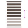 Voir la diapositive 5 : VIDAXL Store enrouleur tamisant 50 x 100 cm marron