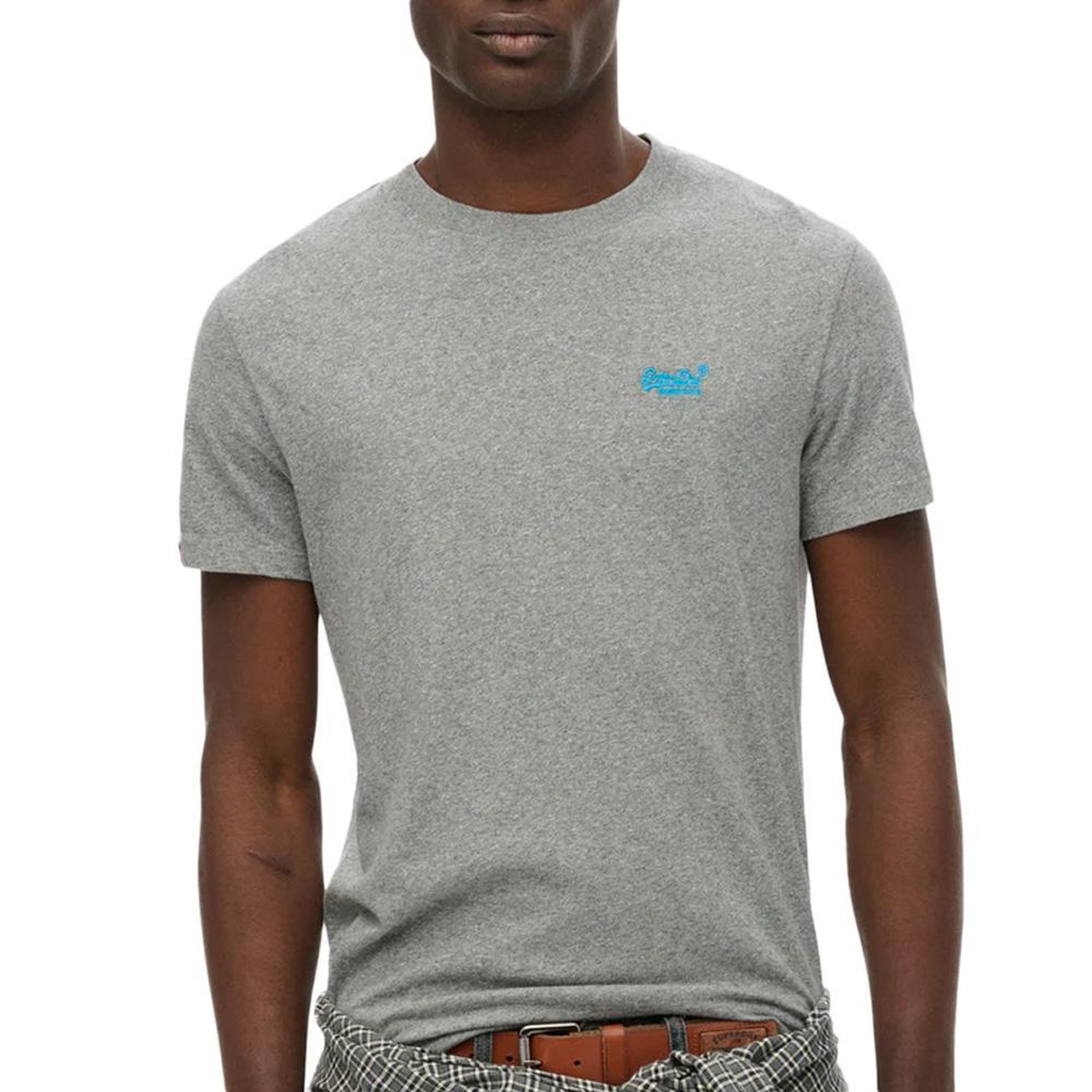 SUPERDRY T-shirt Gris/Bleu Homme Superdry Vintage LogoR6Ts. Coloris disponibles : Gris
