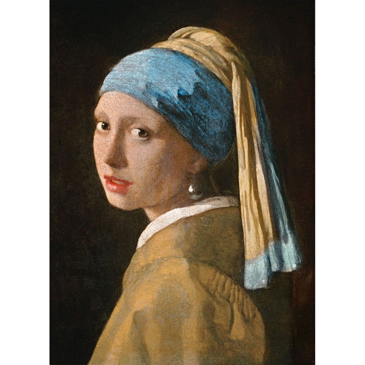CLEMENTONI Puzzle 1000 pièces La Jeune Fille à la perle Johannes Vermeer