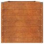 Voir la diapositive 5 : VIDAXL Lit sureleve de jardin rouille 160x80x77 cm acier corten