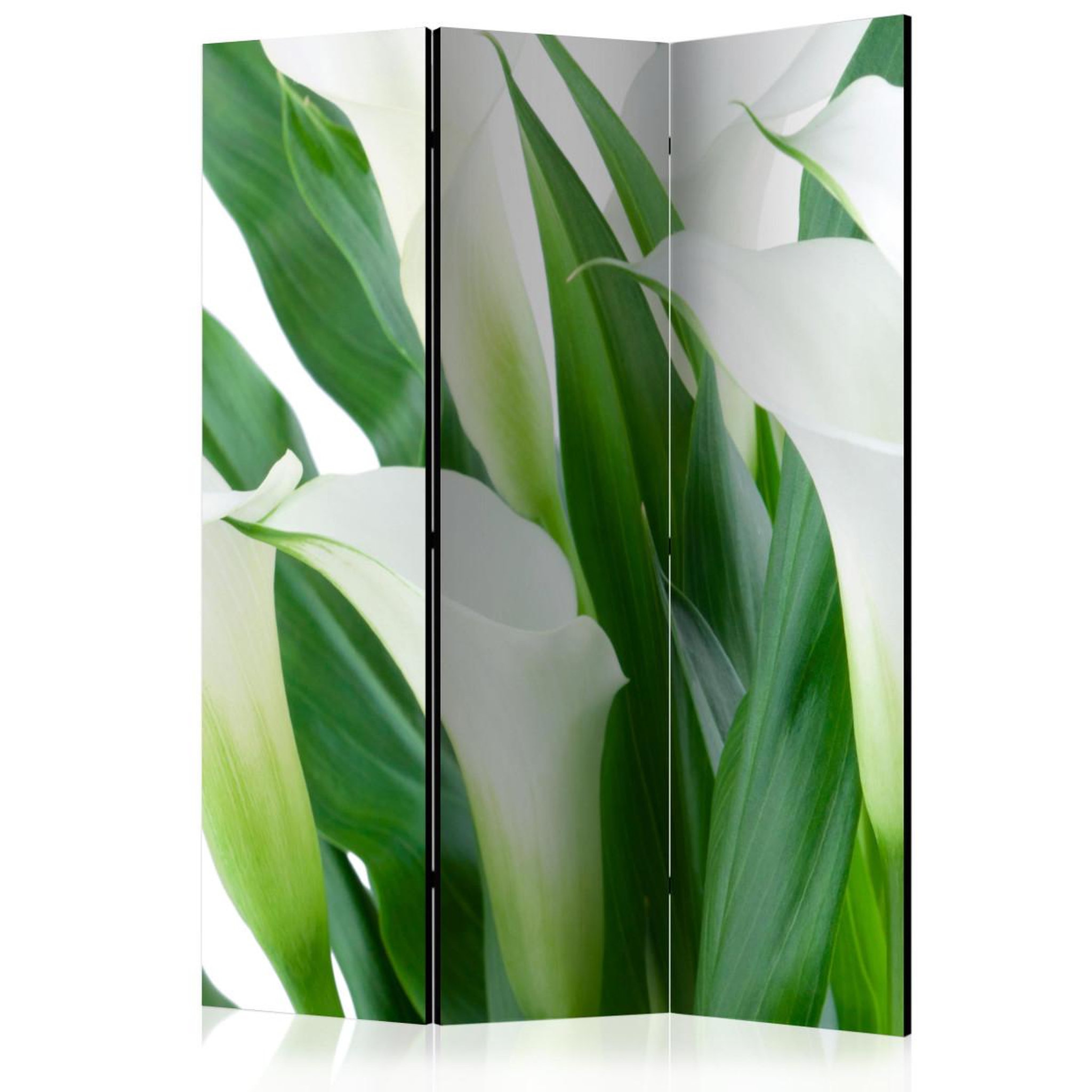 Paris Prix Paravent 3 volets  bunch of flowers callas  135x172cm