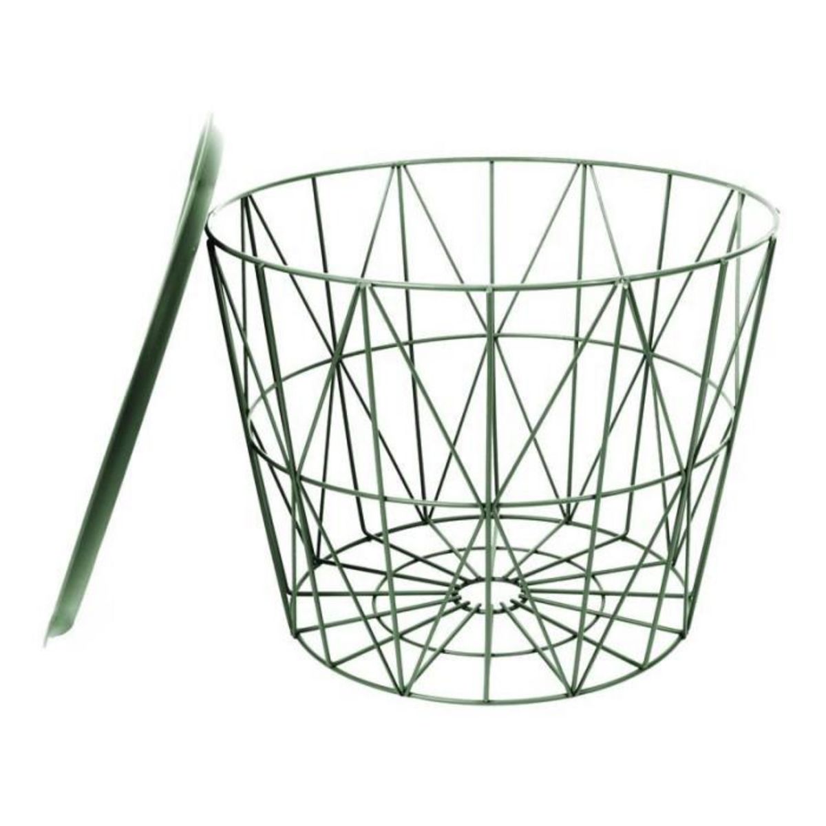 Paris Prix Table d'Appoint Design  Filaire  52cm Vert