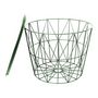 Voir la diapositive 3 : Paris Prix Table d'Appoint Design  Filaire  52cm Vert