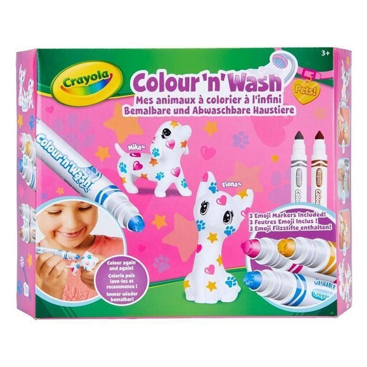 GOLIATH Crayola Colour'n'Wash Pets Mess animaux à colorier à l'infini 