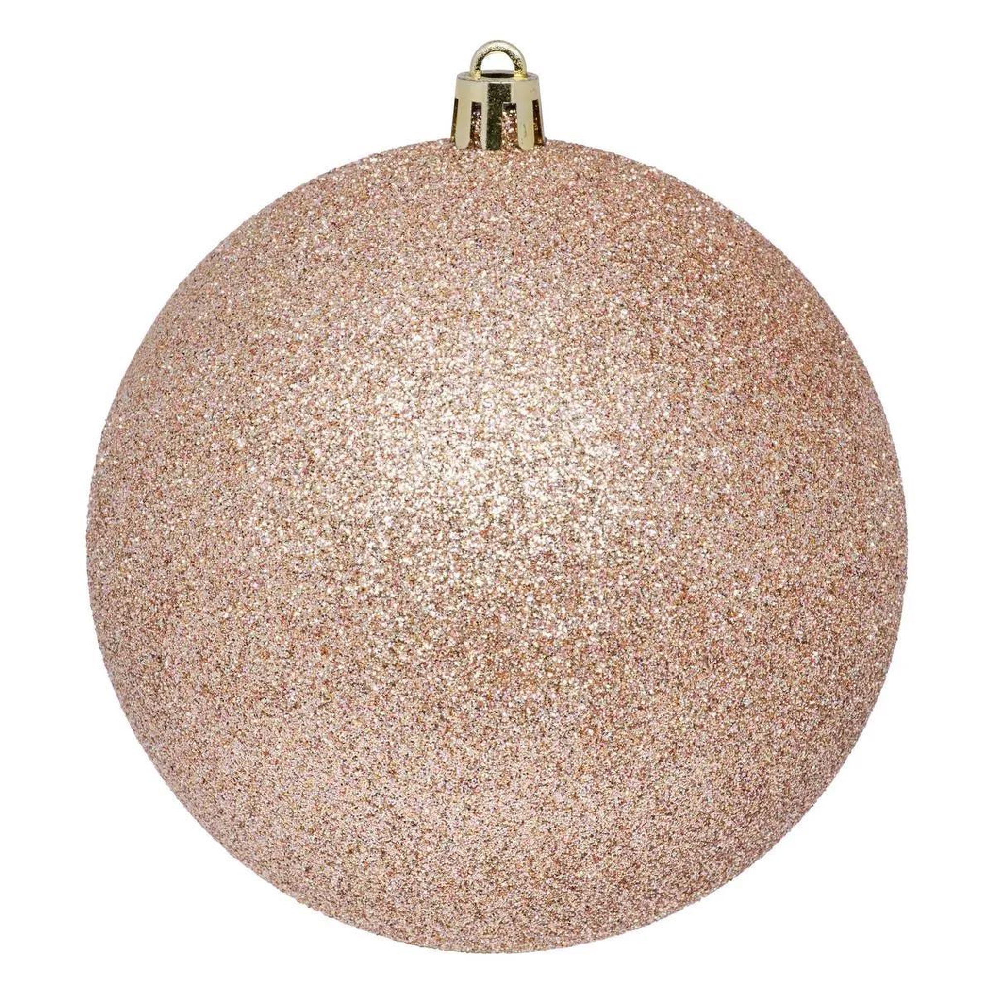 Voir la diapositive 3 : ATMOSPHERA Lot de 4 boules de noël  jokli  10cm nude