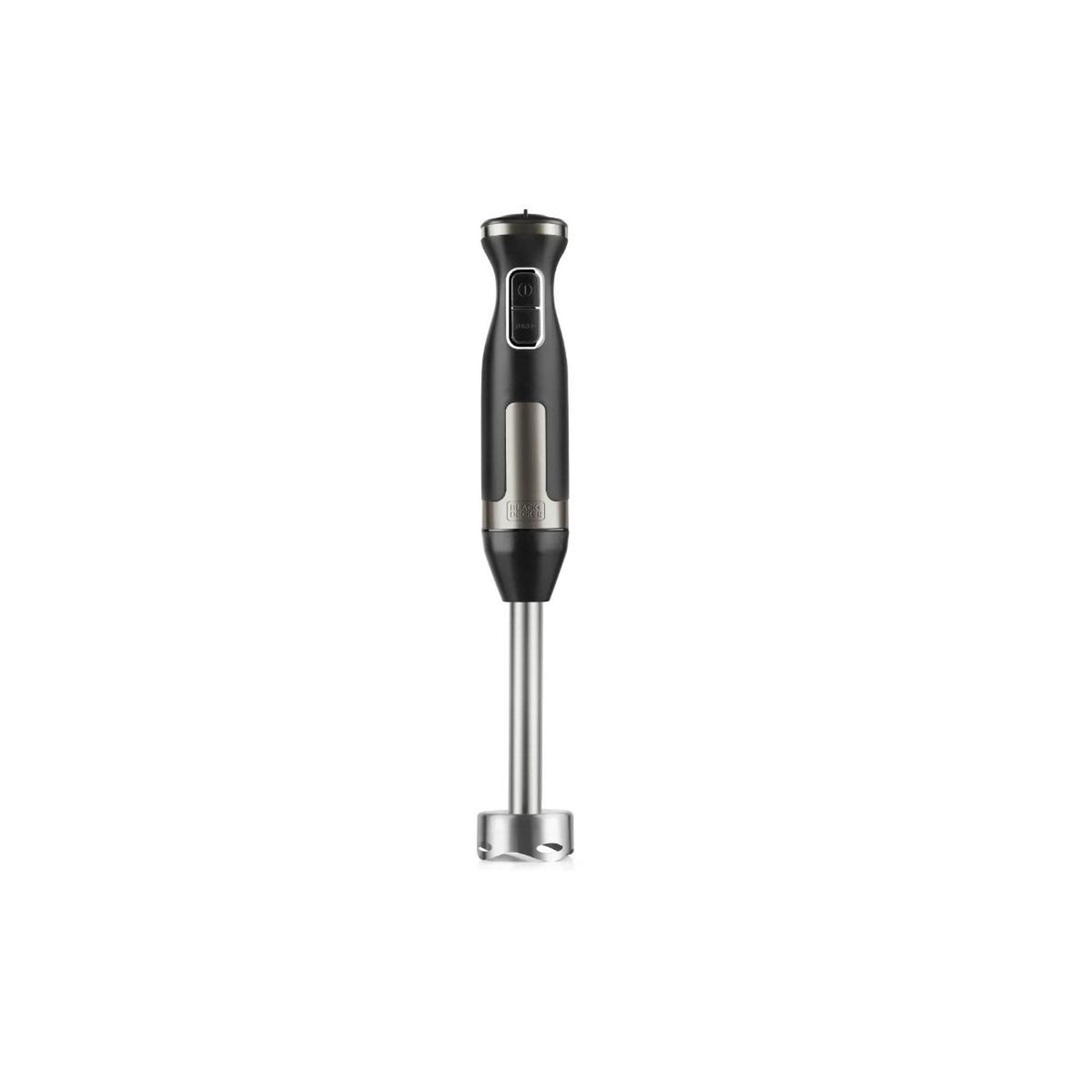 Black et Decker Mixeur plongeant 1500w noir/inox - BXHBA1500E