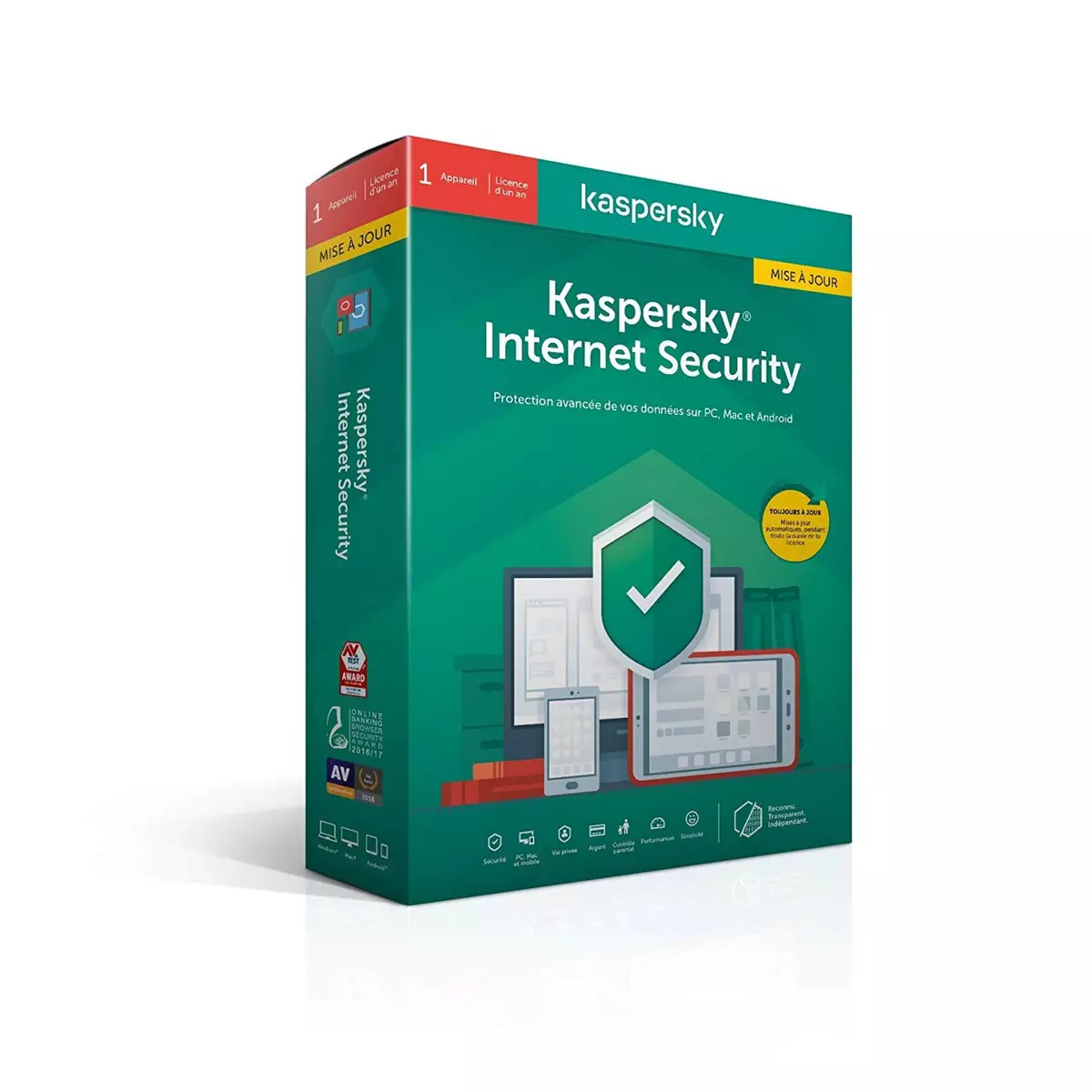Kaspersky Internet Security 2020 Mise à Jour - 1 Postes 1 an