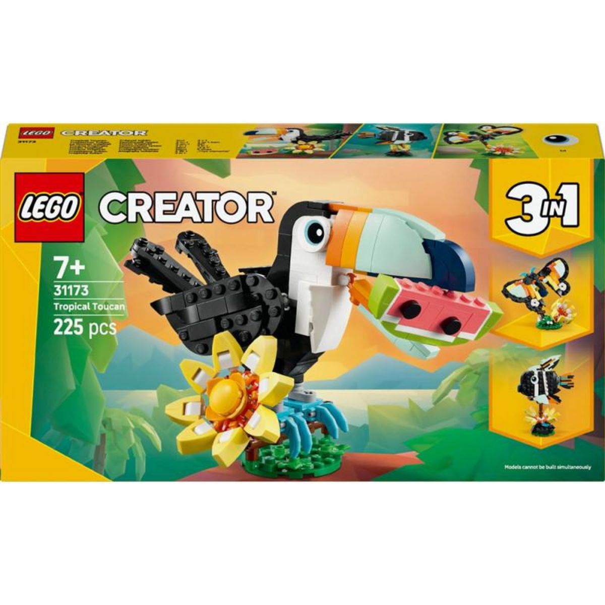 LEGO LEGO® Creator 3 en 1 31173 Animaux sauvages le toucan tropical