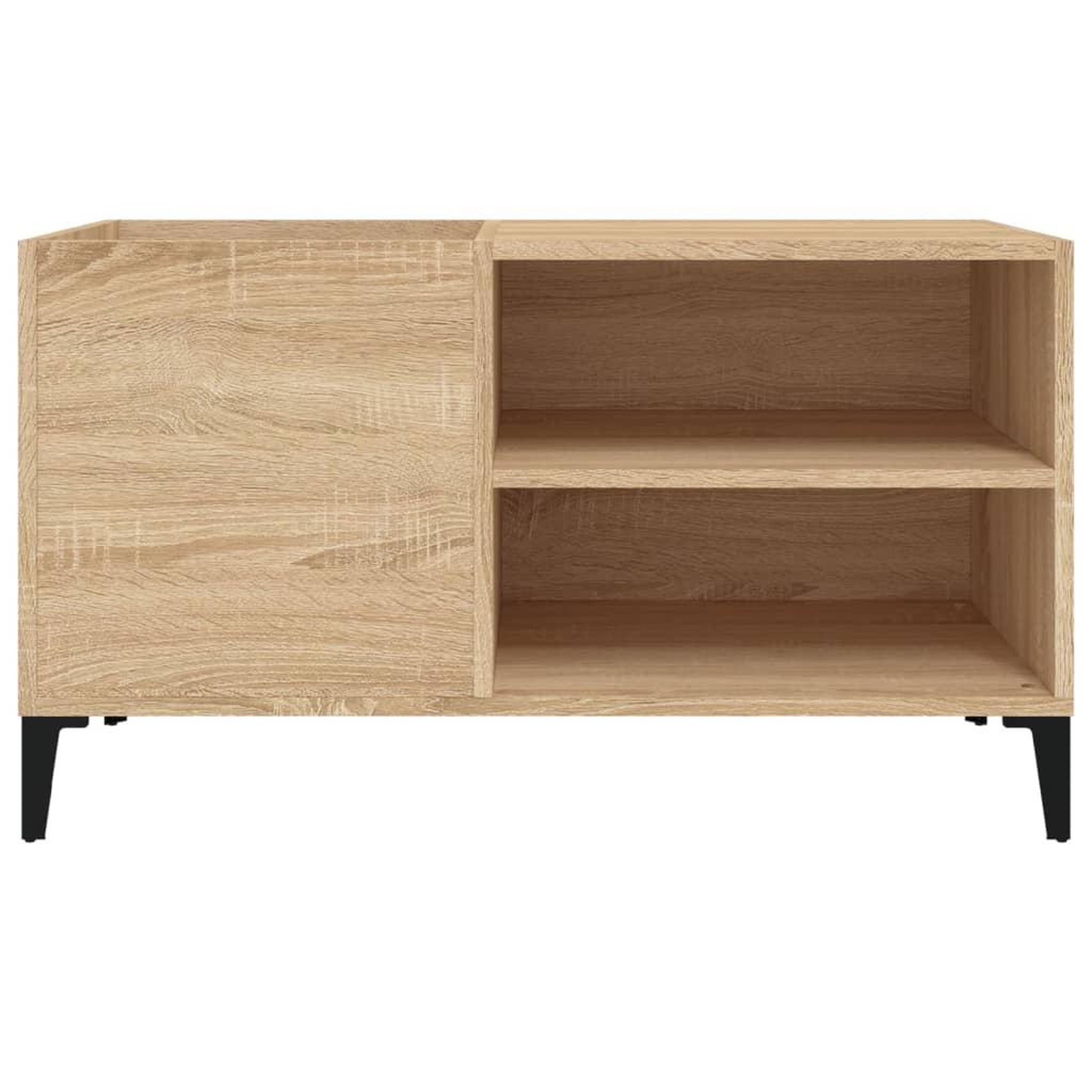Voir la diapositive 5 : VIDAXL Armoire a disques chene sonoma 84,5x38x48 cm bois d'ingenierie