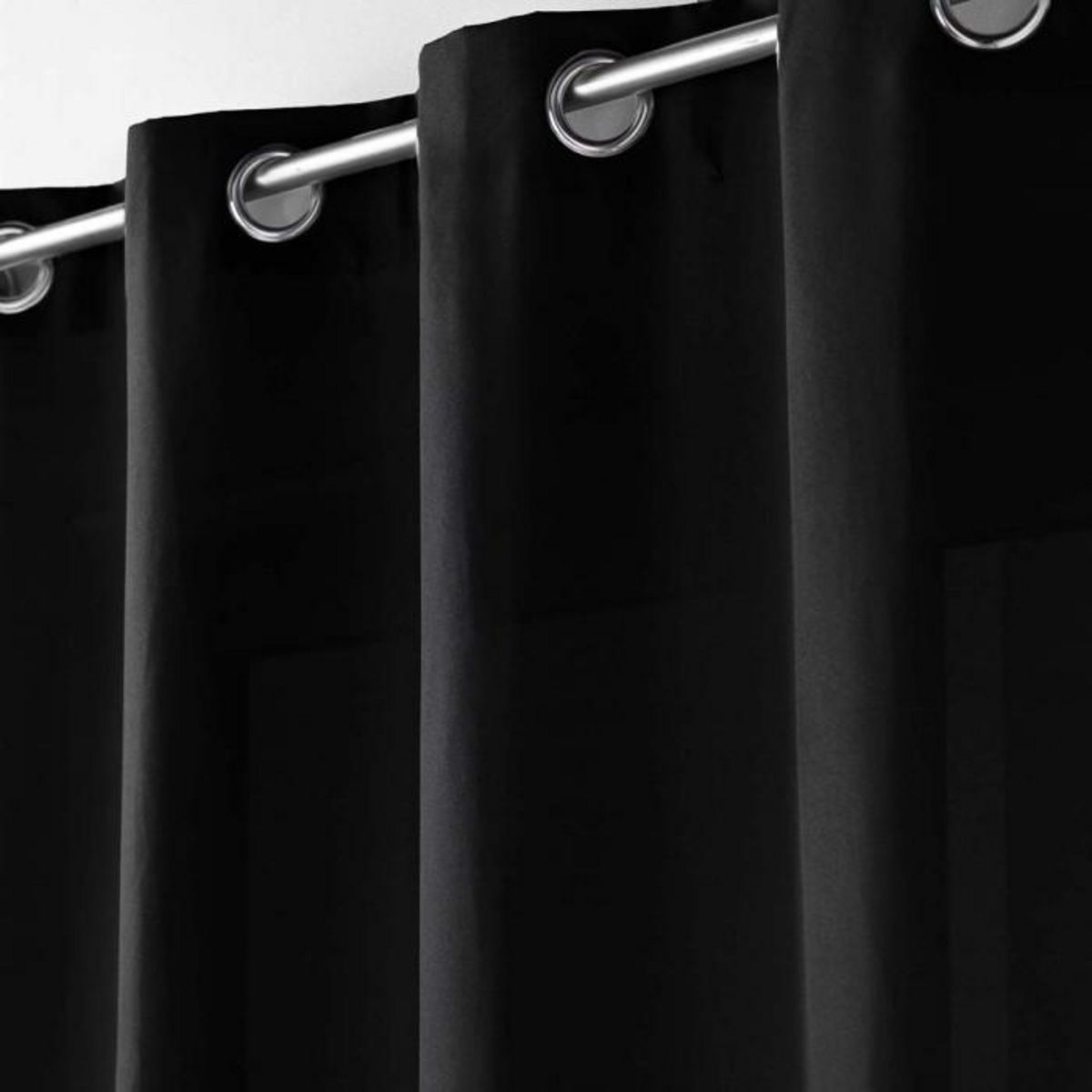 Paris Prix Rideau à Oeillets  Absolu  140x280cm Noir