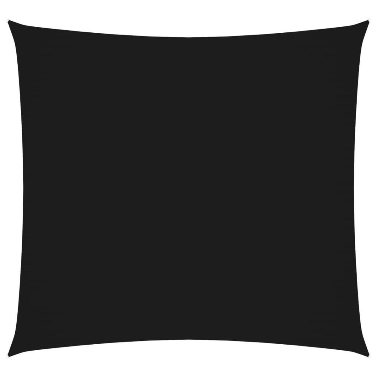 VIDAXL Voile de parasol Tissu Oxford carre 7x7 m noir