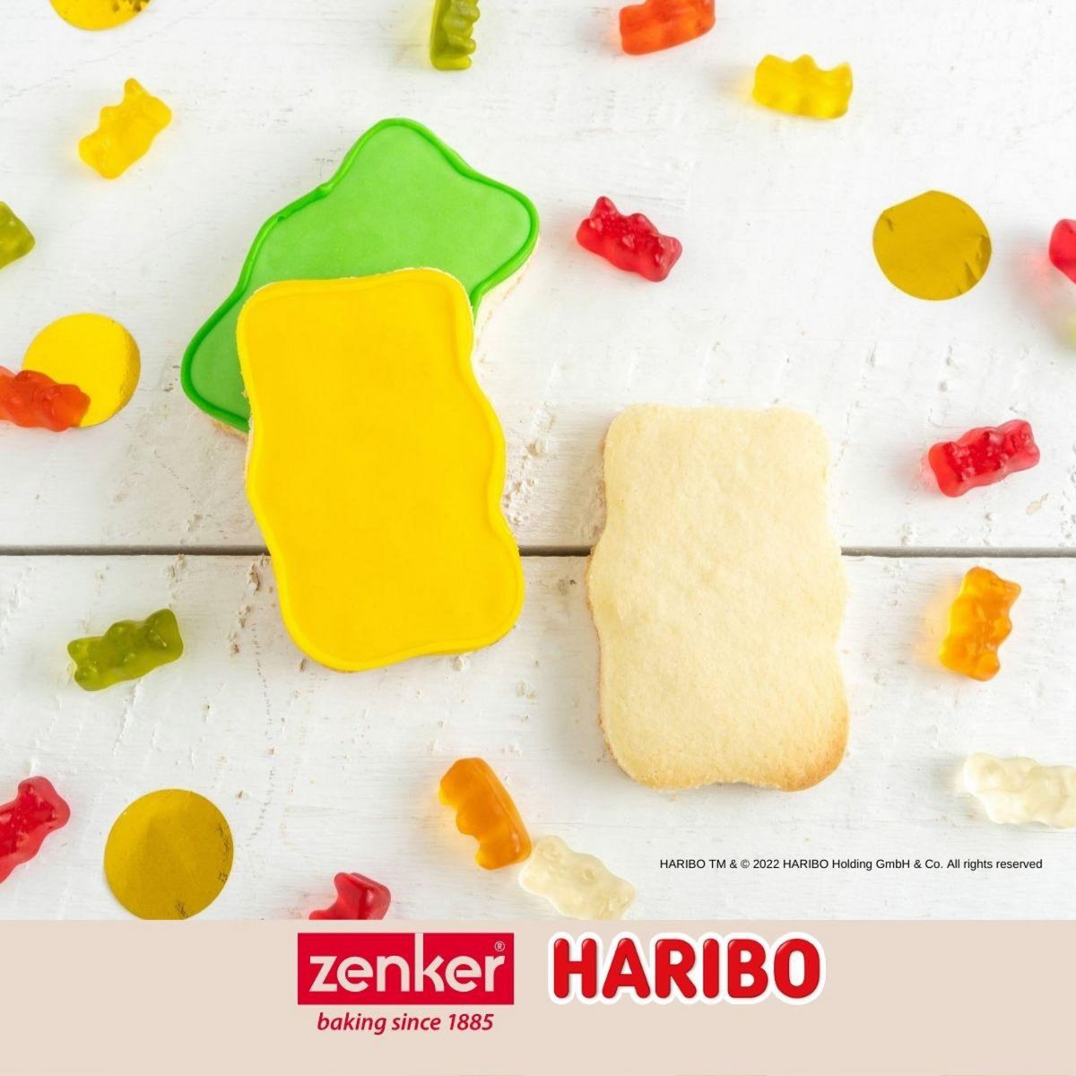 ZENKER Lot de 3 emporte-pièces oursons en inox Zenker Haribo