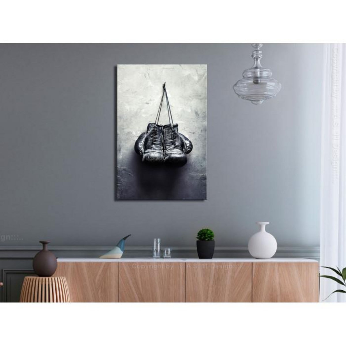 Paris Prix Tableau Imprimé  Boxing Gloves