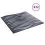 Voir la diapositive 4 : VIDAXL Panneaux muraux 12 pcs gris 50x50 cm XPS 3 m² pierre