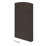 EMUCA SRL Accessoire latéral pour penderie rabattable pour armoire Hang, Peint en moka