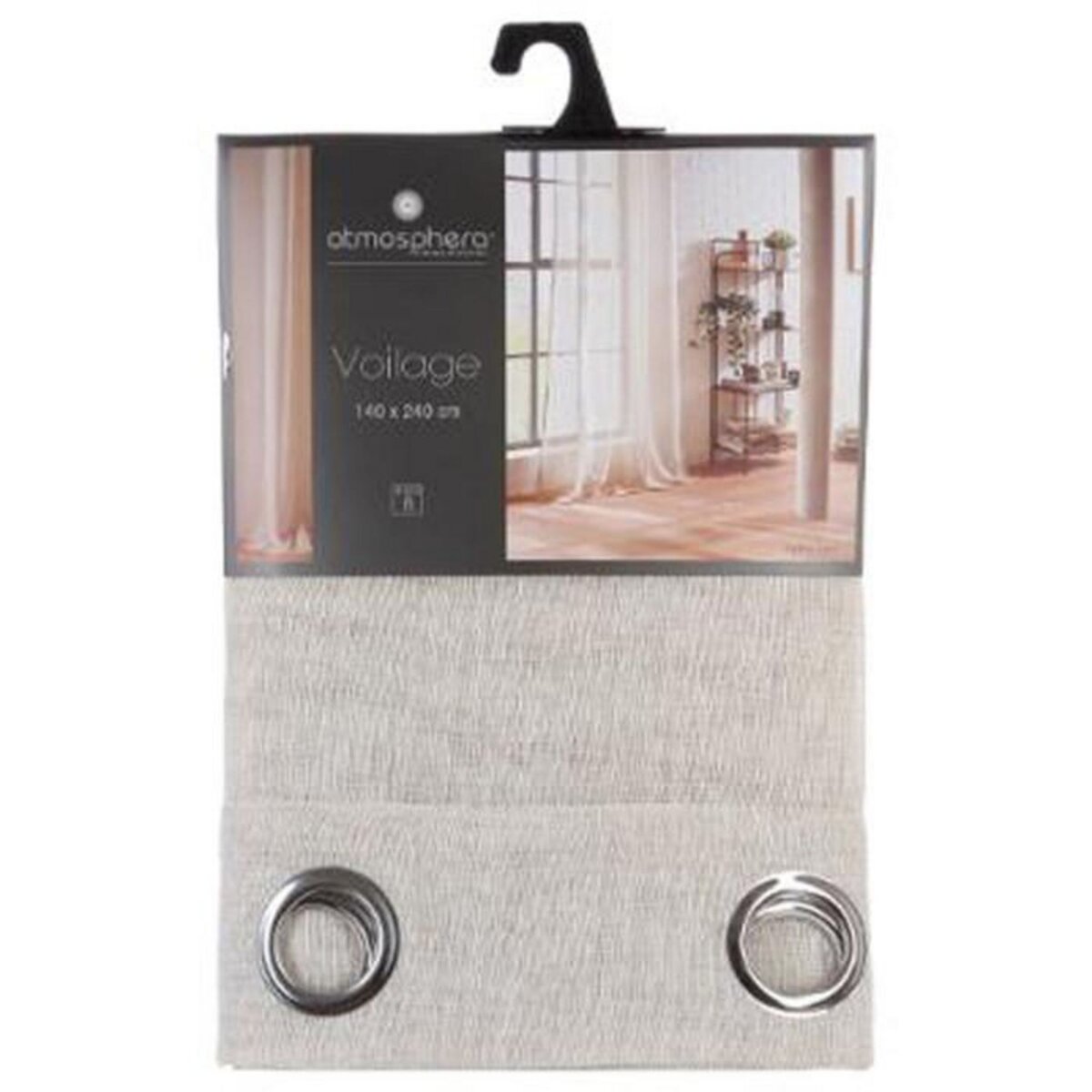 Paris Prix Rideau Voilage  Fred  140x240cm Lin