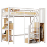 MERAX Lit mezzanine. Coloris disponibles : Blanc