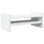 Voir la diapositive 6 : VIDAXL Support de moniteur blanc 50x27x20 cm bois d ingénierie