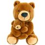 Voir la diapositive 2 : One Two Fun Peluche Maman et son bébé - 28 cm