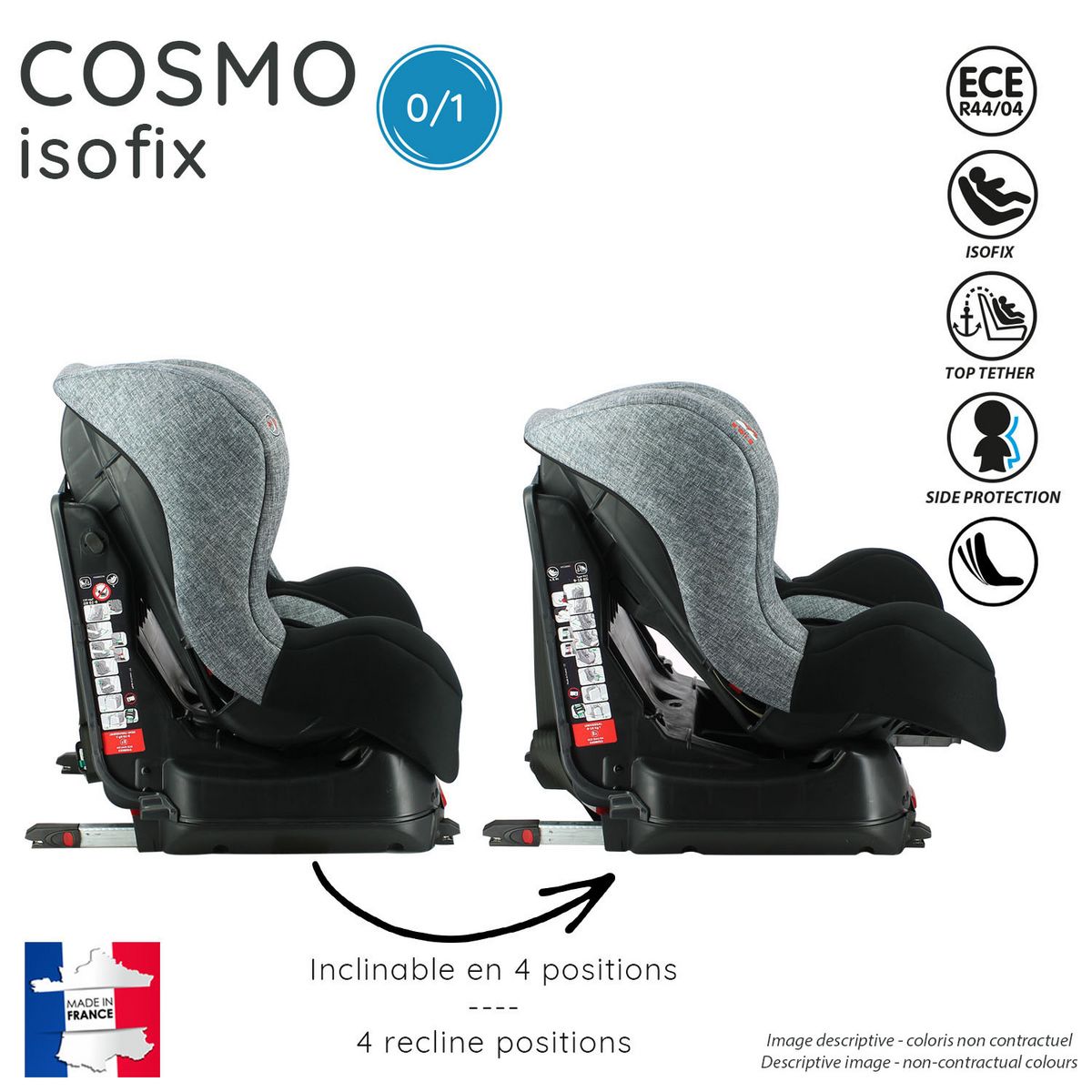 NANIA Siège auto isofix groupe 0/1 Cosmo Luxe