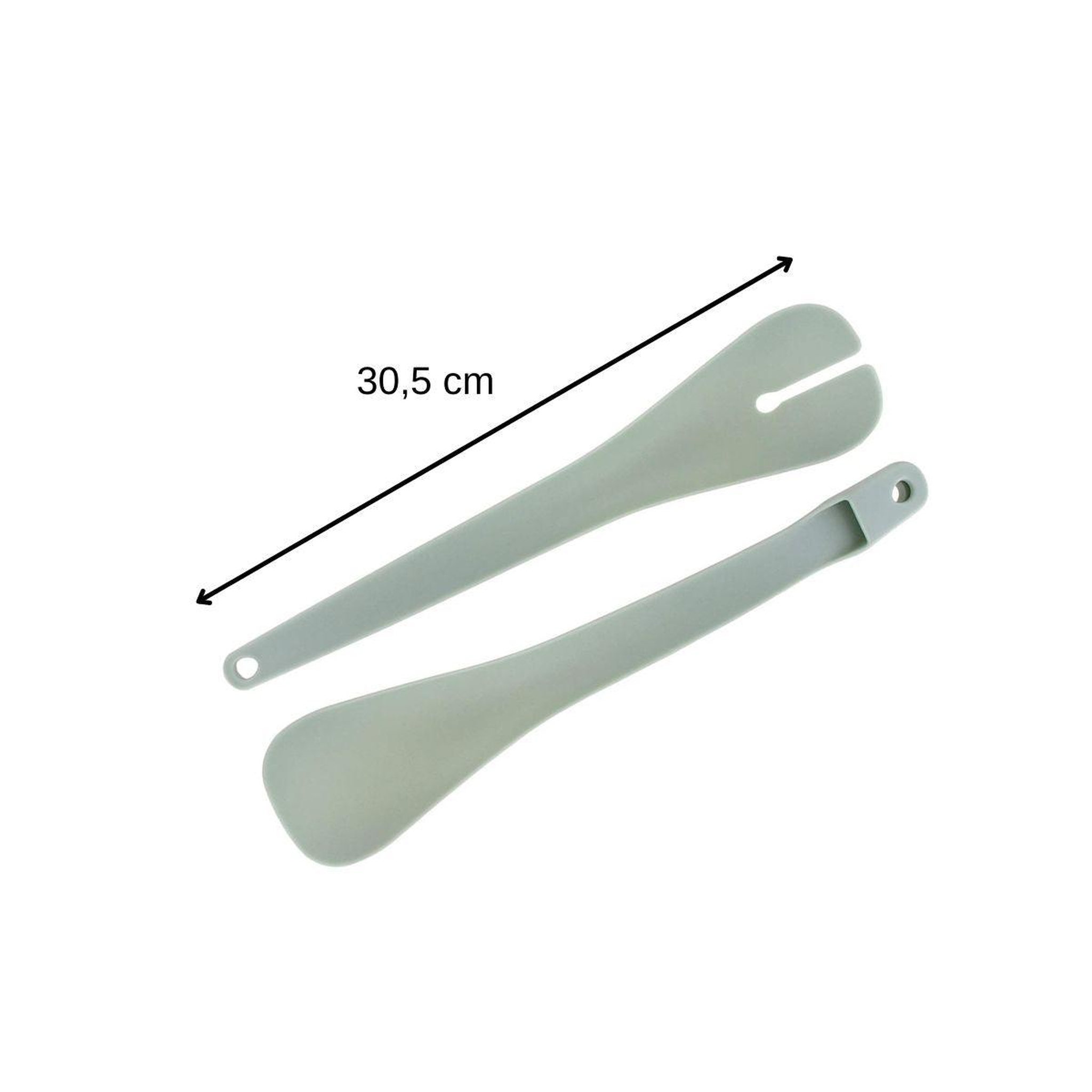 Voir la diapositive 3 : Fackelmann Lot de couverts à salade en plastique fackelmann