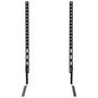 Voir la diapositive 3 : VIDAXL Support TV 2 pcs pour écran 37 75 pouces max VESA 600x400 mm