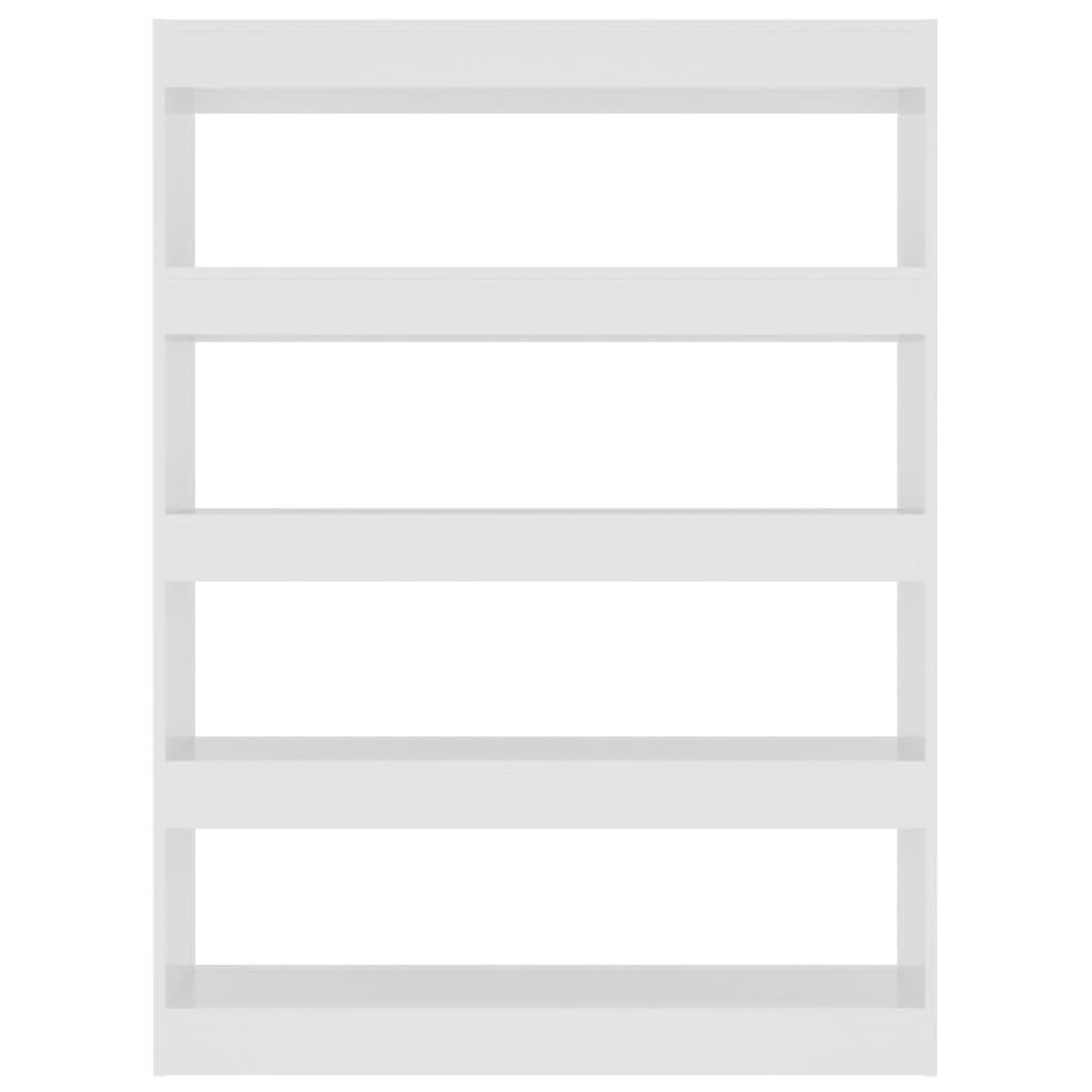 Voir la diapositive 3 : VIDAXL Bibliotheque/Separateur de piece Blanc brillant 100x30x135 cm
