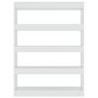 Voir la diapositive 3 : VIDAXL Bibliotheque/Separateur de piece Blanc brillant 100x30x135 cm