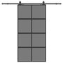 Voir la diapositive 2 : VIDAXL Porte coulissante avec kit de quincaillerie noir 102,5x205 cm