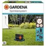 Gardena Arroseur GARDENA Kit arroseur oscillant escamotable OS140 – Surface 140m² – Portée 15m max – Arrosage rectangulaire – Kit compl