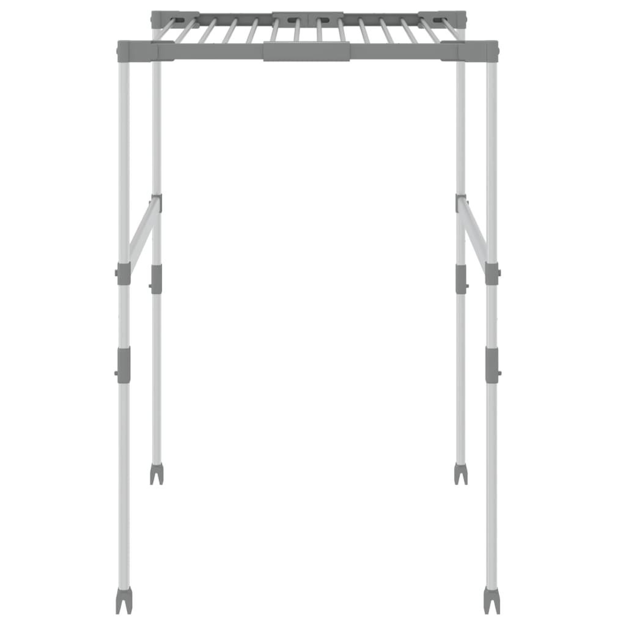 Voir la diapositive 4 : VIDAXL Sechoir a linge 83x(50-55)x(40-85) cm aluminium