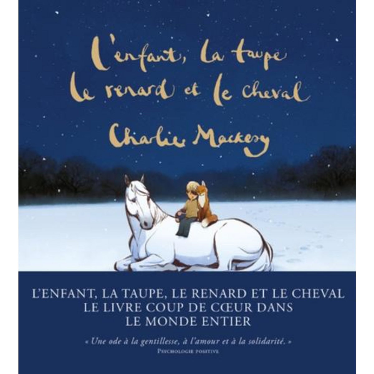 L'ENFANT, LA TAUPE, LE RENARD ET LE CHEVAL. UNE HISTOIRE ANIMEE, Mackesy Charlie