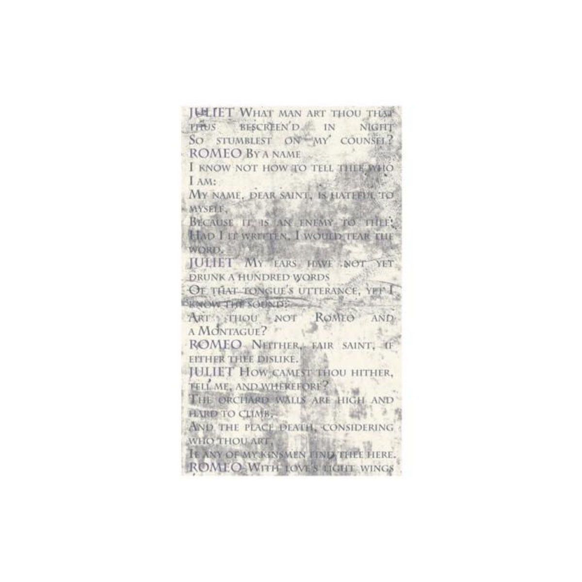 Paris Prix Papier Peint  Shakespeare's Lovers  50x1000cm