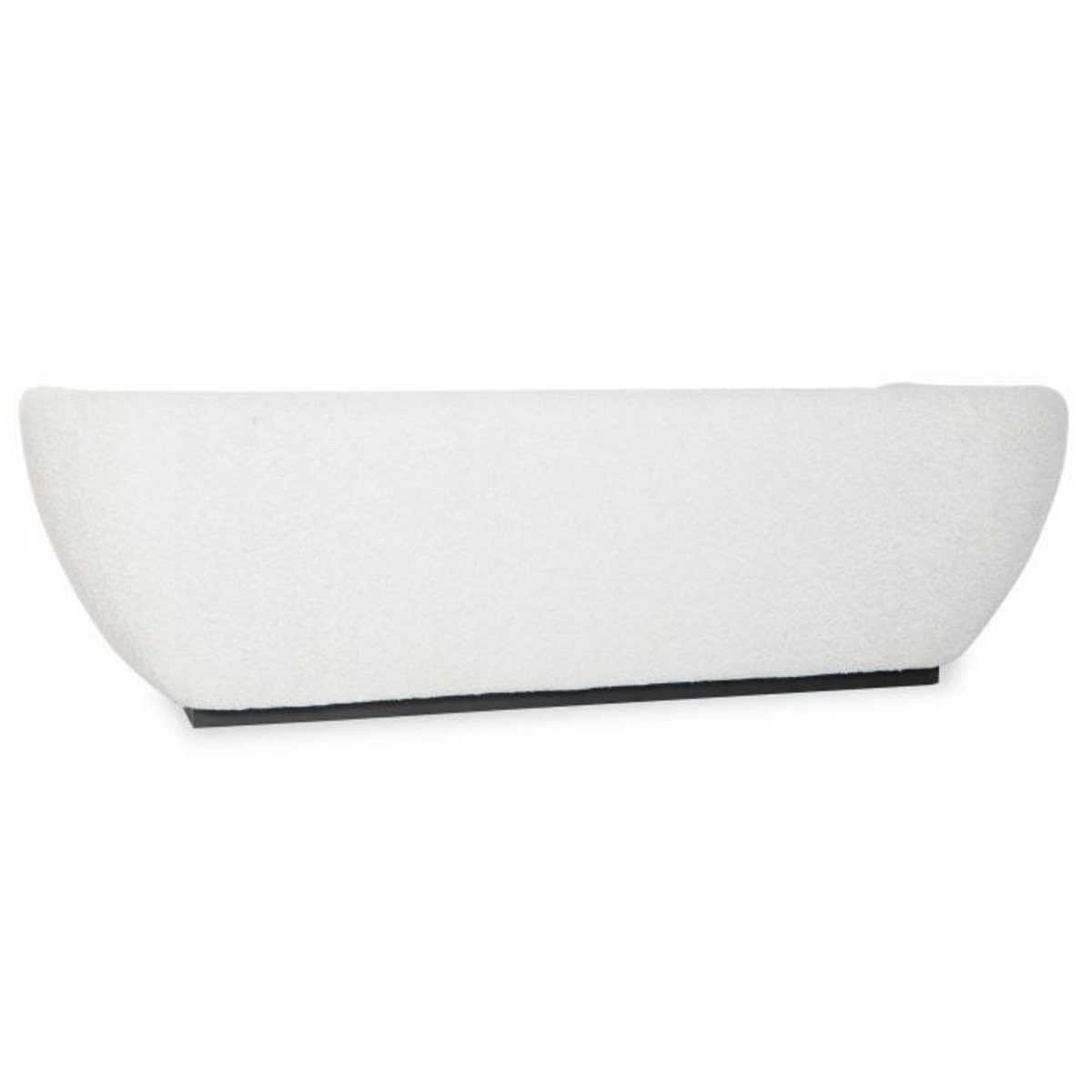 Paris Prix Canapé Bouclette 3 Places  Estelle  240cm Crème