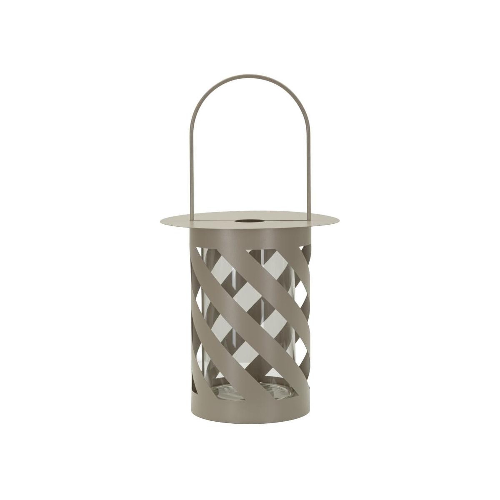 Paris Prix Lanterne en Métal  Twist Saturn  43cm Taupe