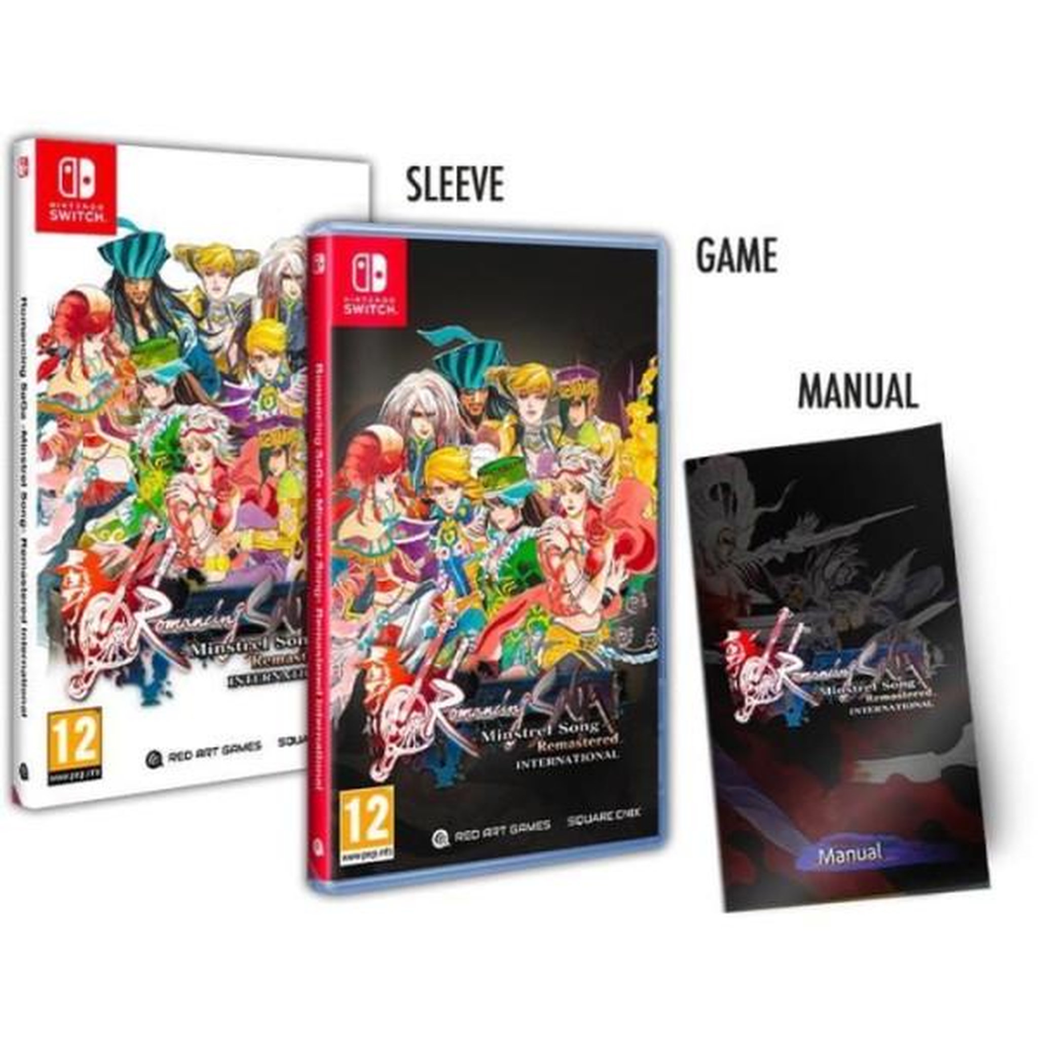 Voir la diapositive 2 : JUST FOR GAMES Romancing SaGa Minstrel Song Remastered International Nintendo Switch