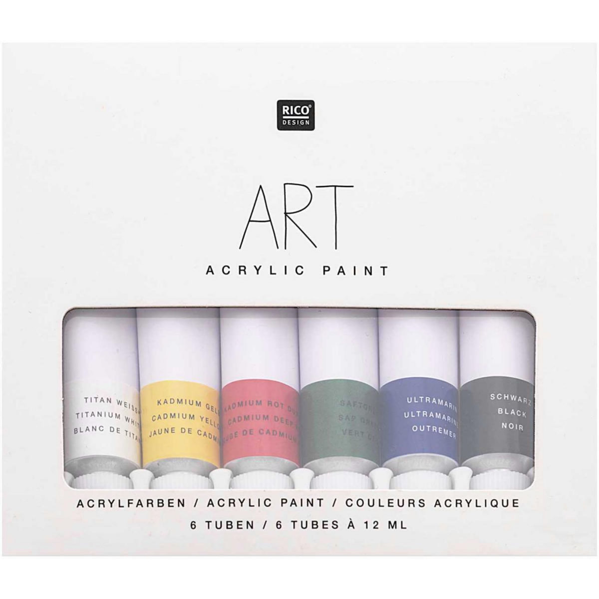 RICO DESIGN Peinture Art Acrylic Set classique