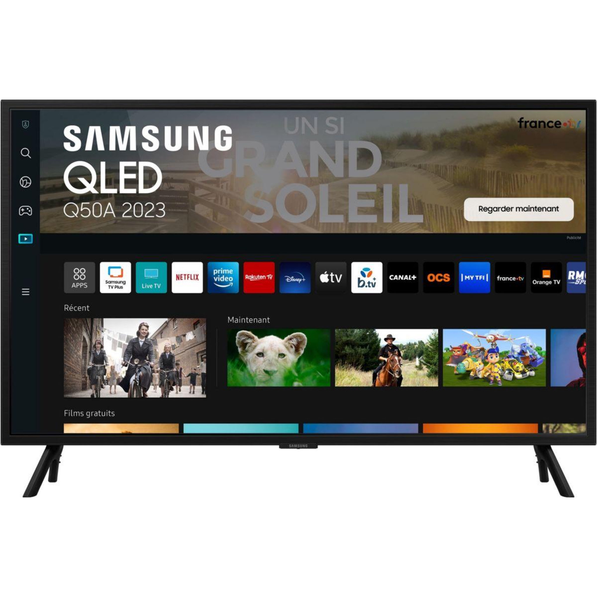 Voir la diapositive 1 : Samsung TV QLED TQ32Q50A 2024-32 pouces (80cm)