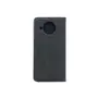 amahousse Housse noire Xiaomi Mi 10T Lite 5G folio surpiqûres clou doré