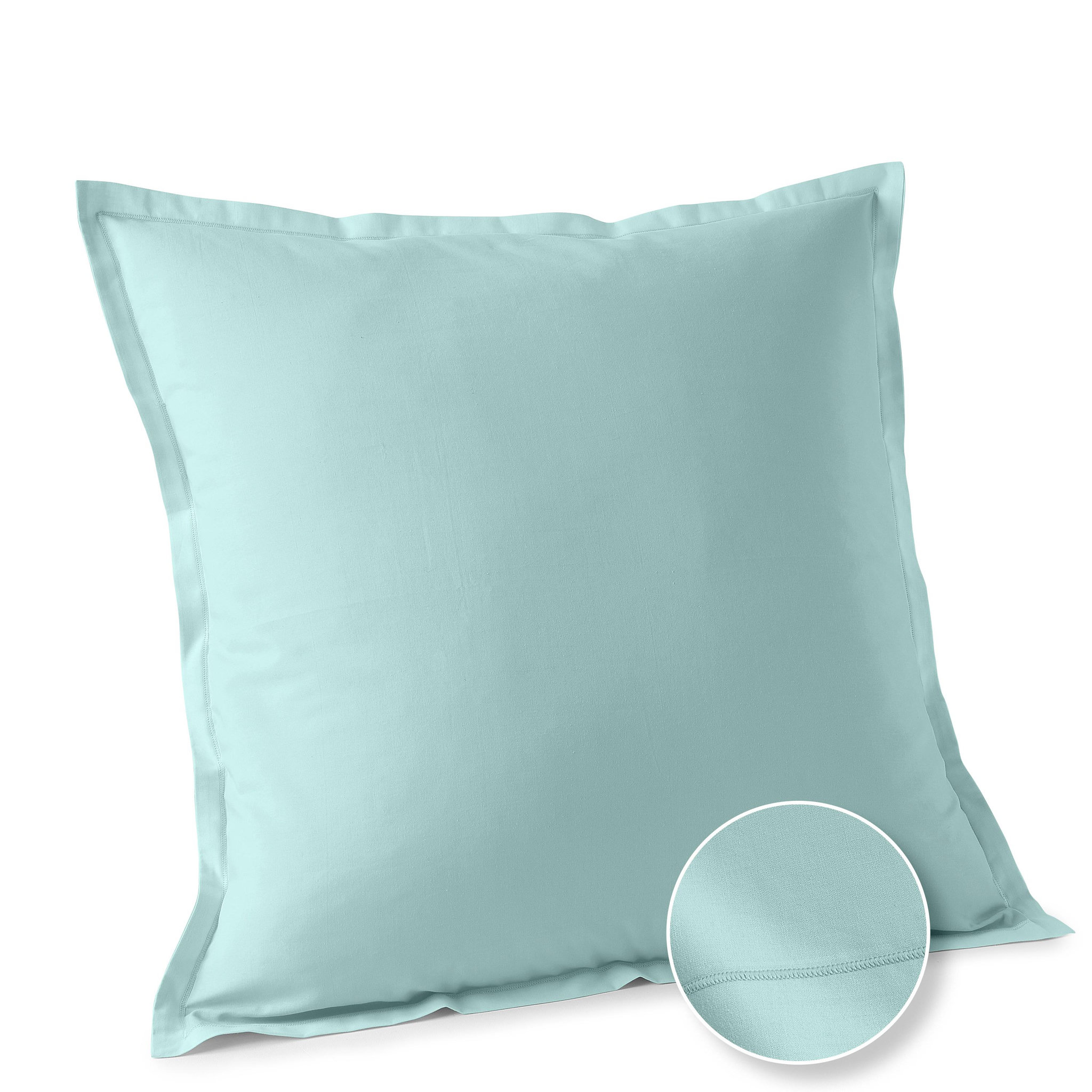 Voir la diapositive 1 : ACTUEL Taie d'oreiller unie en coton 57 fils - collection permanente
