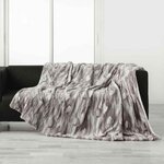 Paris Prix Plaid Imitation Fourrure  Caribou  125x150cm Naturel