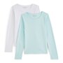 IN EXTENSO Lot de 2 t-shirts manches longues fille