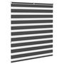 Voir la diapositive 4 : VIDAXL Store zebre noir 125x150 cm largeur du tissu 120,9 cm polyester