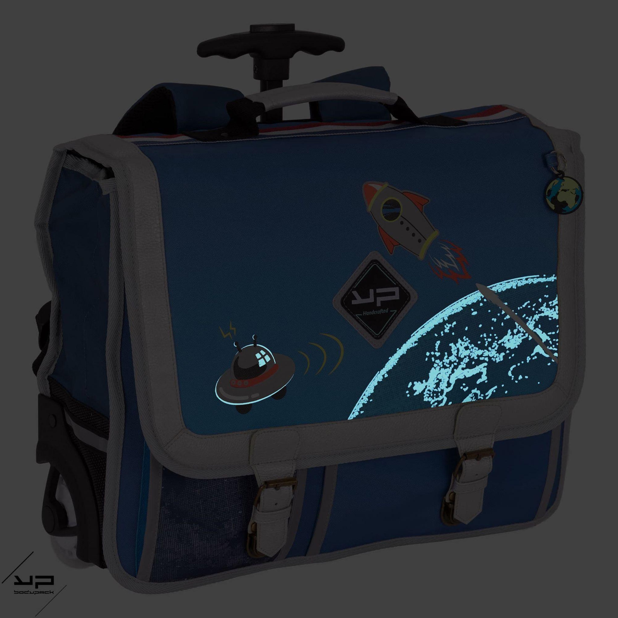 Voir la diapositive 4 : BODYPACK BODYPACK Cartable à roulettes 41 cm Objectif Lune
