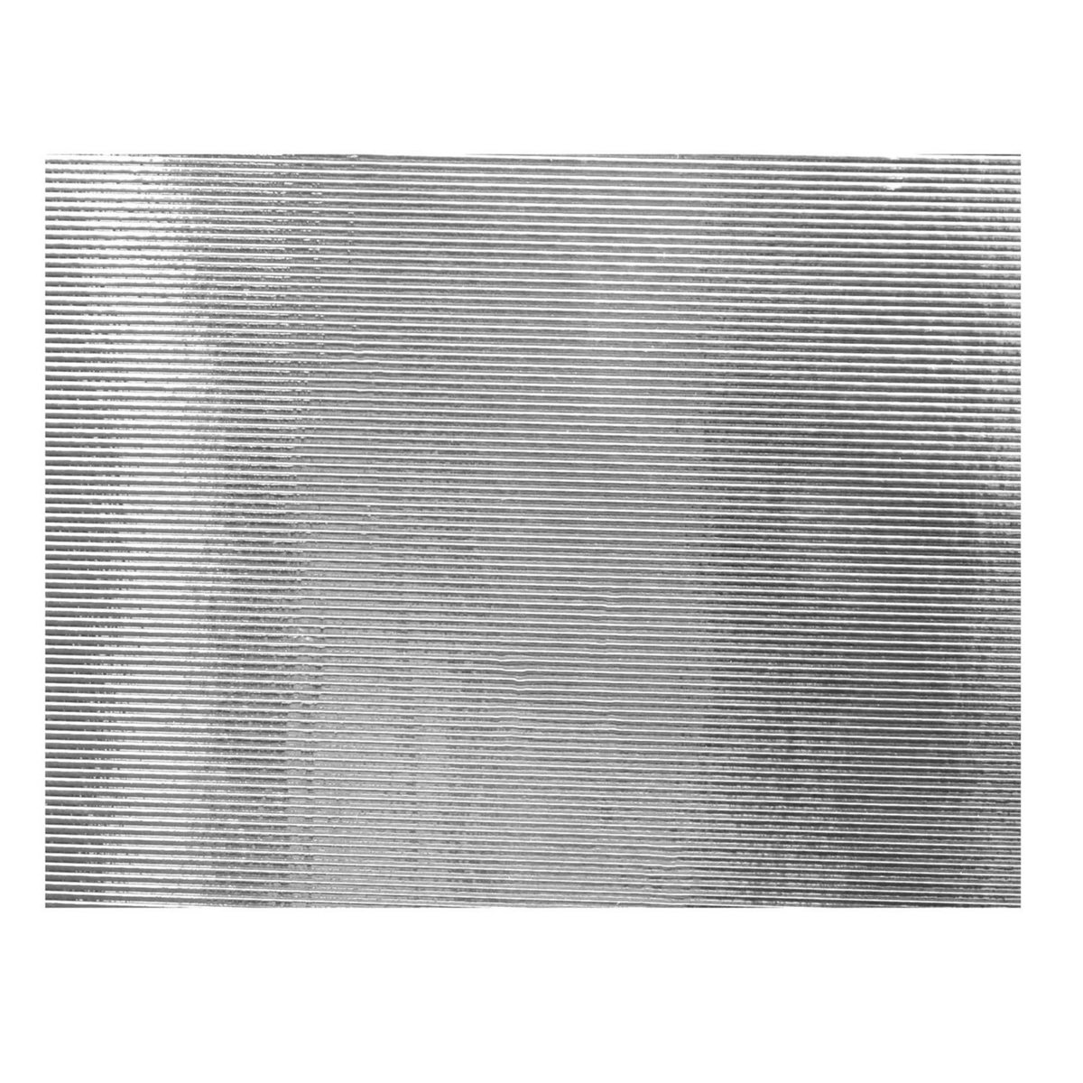 HABITABLE Adhésif décoratif pour meuble Metallique - 150 x 67 cm - Effet tole