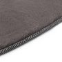 Voir la diapositive 2 : VIDAXL Tapis 160 cm Fausse fourrure de lapin Gris fonce