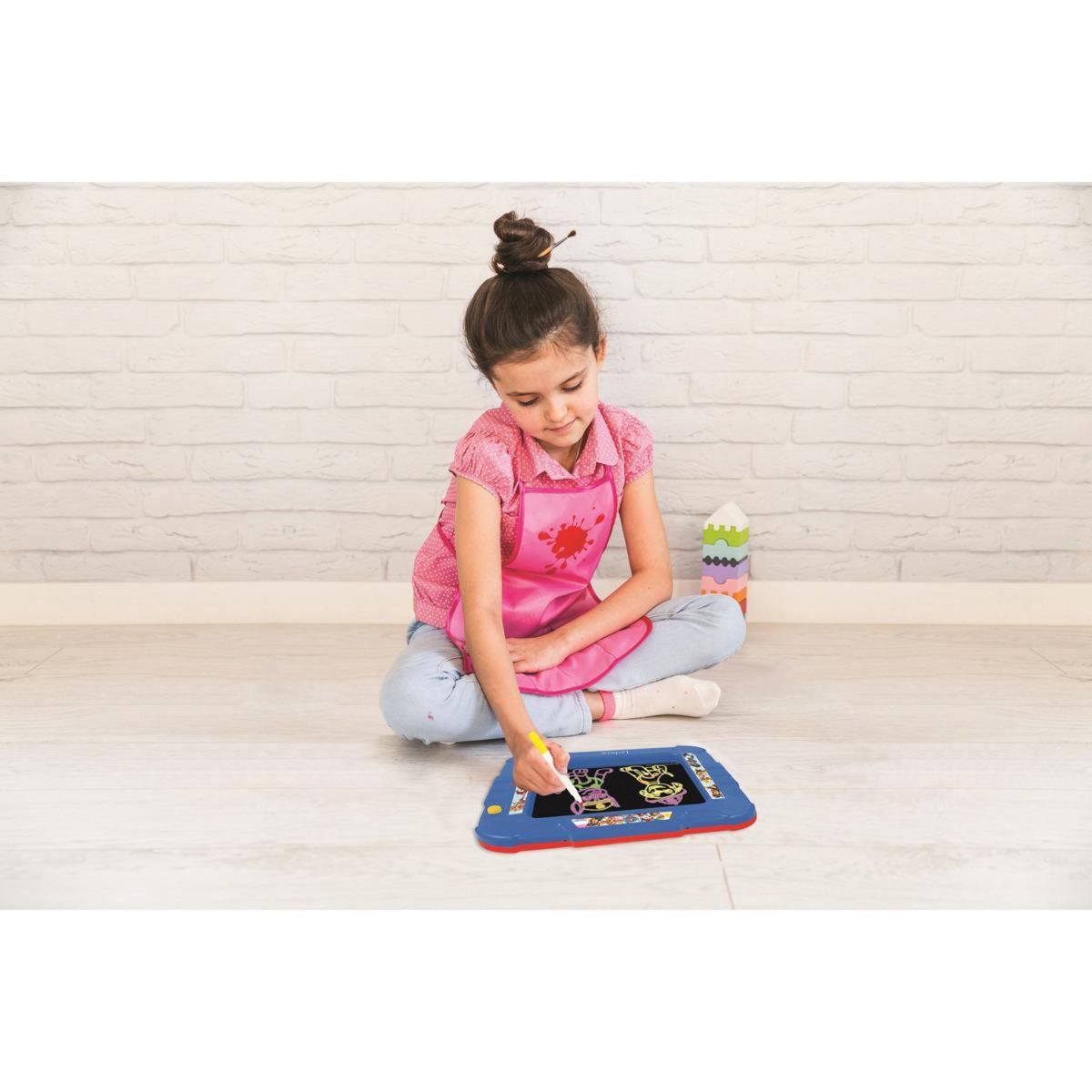 Lexibook Ardoise à dessiner lumineuse néon Pat Patrouille