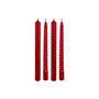 Voir la diapositive 1 : FEERIC LIGHT & CHRISTMAS Lot de 4 Bougies Bâton  Colorama  48g Rouge