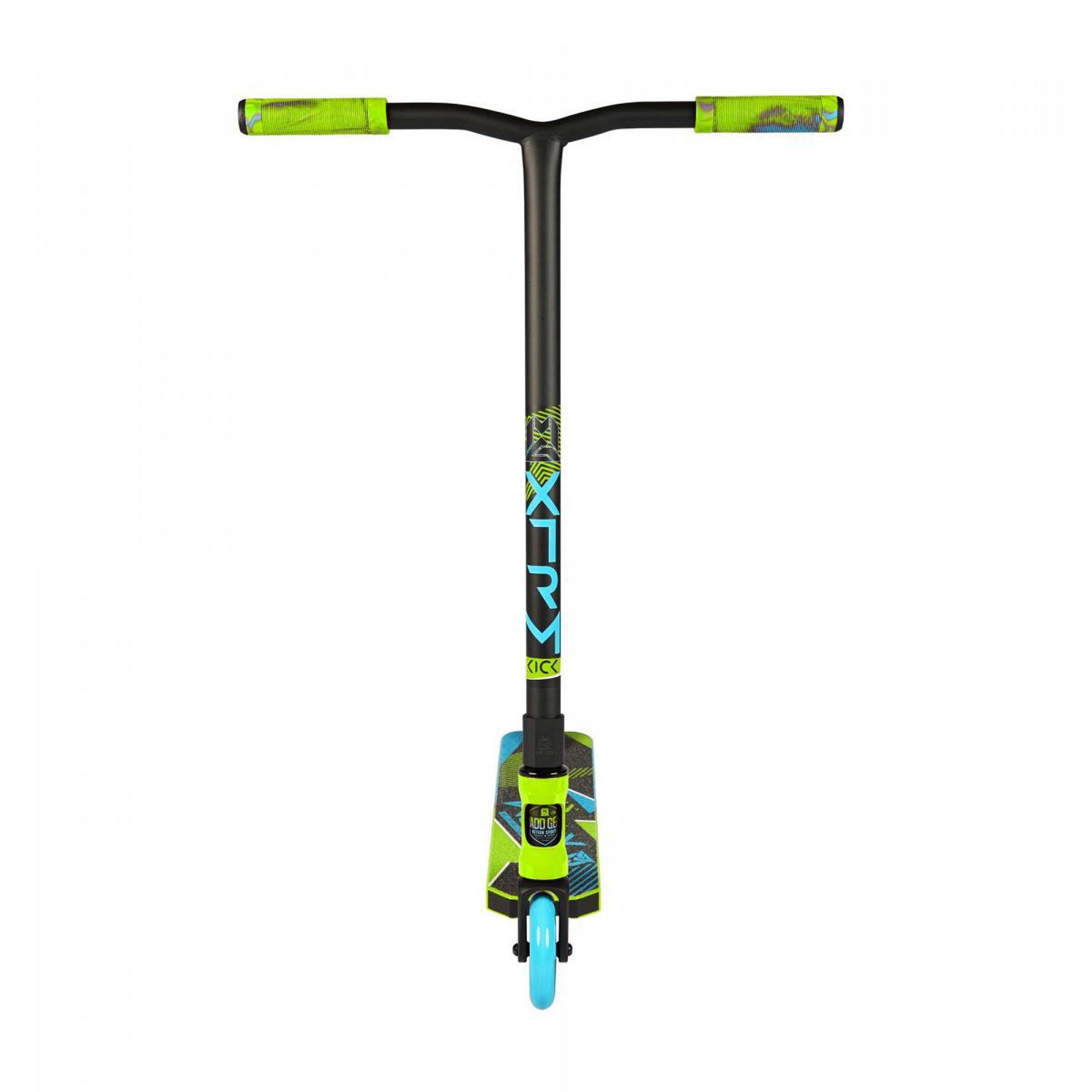 Voir la diapositive 2 : Madd Scooter Trottinette Madd kick extreme vert bleu
