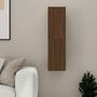 Voir la diapositive 5 : VIDAXL Meuble TV mural Chene marron 30,5x30x110 cm